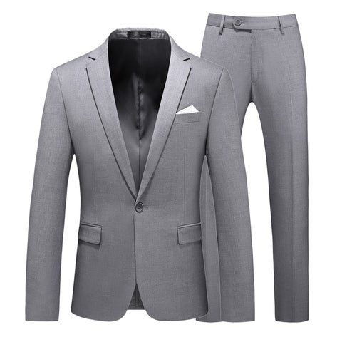 Multi-Color Two-piece Suit Men&