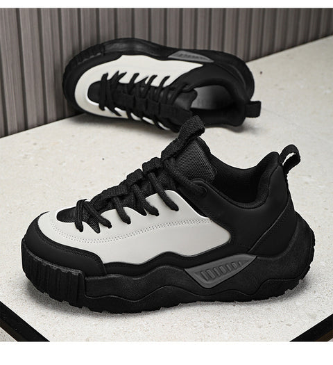 Male Leather Platform Fashion Casual Shoes