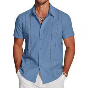 Trendy Wild Hawaii Holiday Lapel Men&