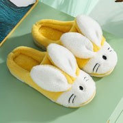 Children's  Parent-child Family Indoor Home Wooden Floor Slippers