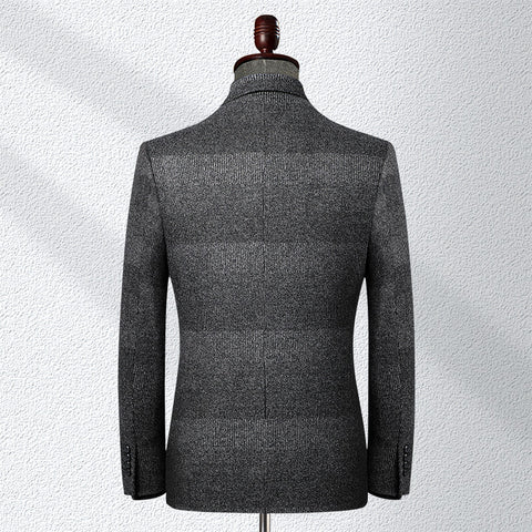 Stretch plaid men&