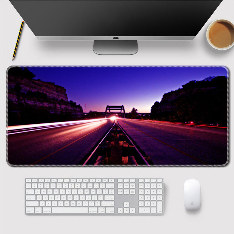 Landscape Mouse Mat Home Large Lock Thicken Table Mat