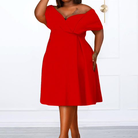 African Strapless Large Size Mom&