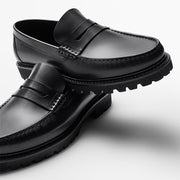Men's Loafers Leather Shoes First Layer Cowhide Simple Casual Soft Sole Shoes