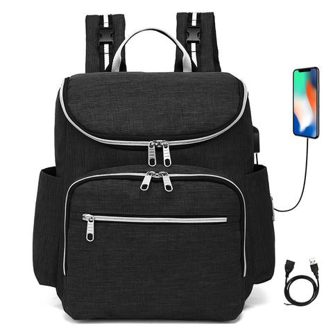 Mommy Bag, Multi-Functional Large-Capacity Mother And Baby Bag, Waterproof Diaper Bag, Outing Backpack