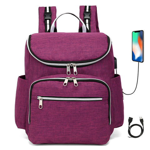 Mommy Bag, Multi-Functional Large-Capacity Mother And Baby Bag, Waterproof Diaper Bag, Outing Backpack