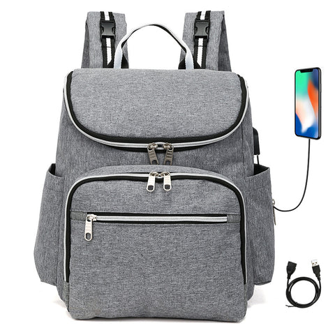 Mommy Bag, Multi-Functional Large-Capacity Mother And Baby Bag, Waterproof Diaper Bag, Outing Backpack