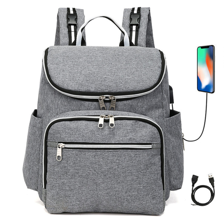 Mommy Bag, Multi-Functional Large-Capacity Mother And Baby Bag, Waterproof Diaper Bag, Outing Backpack