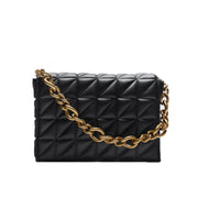 Vintage Chain Armpit Bag Soft Leather Quilted Shoulder Bag