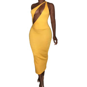 Fashion Women's Vest Striped Slim Dress