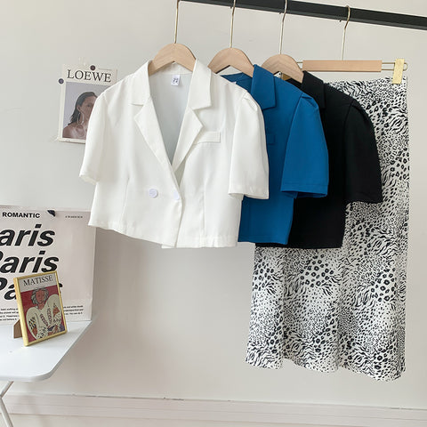 Short Style Fried Street Casual New Style Small Suit Trend