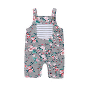 European And American Infant Winter New Children's Floral Sweater Suit
