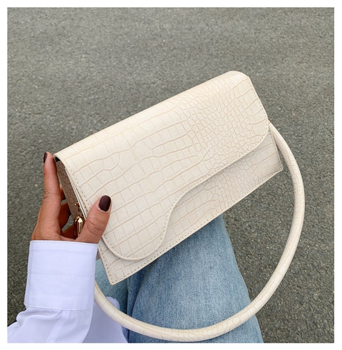 Casual alligator print Korean small bag