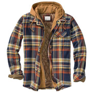 Men's Thickened Cotton-padded Coat Loose Hooded Polyester Jacket