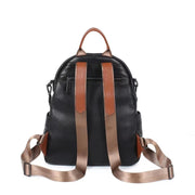 First Layer Cowhide Women's Diamond Plaid Backpack