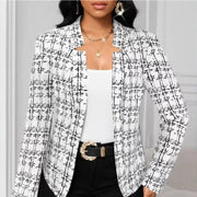 Women's Fashion Graceful Personality Plaid Coat