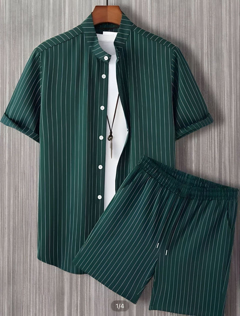 Beach Style Short Sleeve Shirt Men&