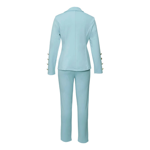 Formal Suit Work Clothes Casual Double Row Buttons Fashionable Suit
