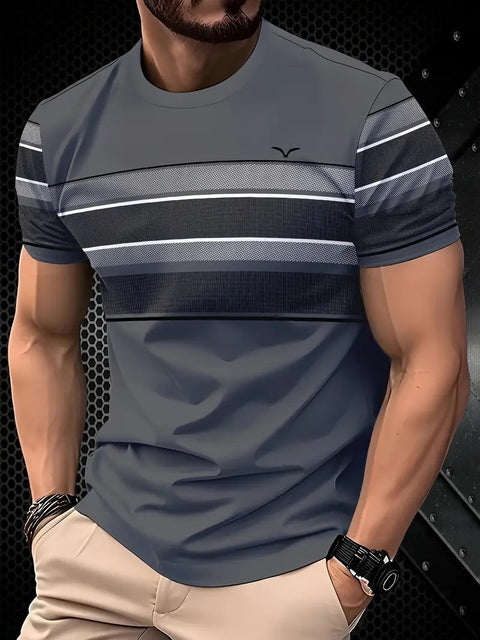 New Fashion Casual High Quality Contrast Color Men&