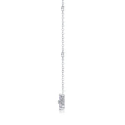 Radiant Star - A Fashionable And Luxurious Diamond Jewelry Pendant Set With Moissanite S925 Sterling Silver And Platinum Plating