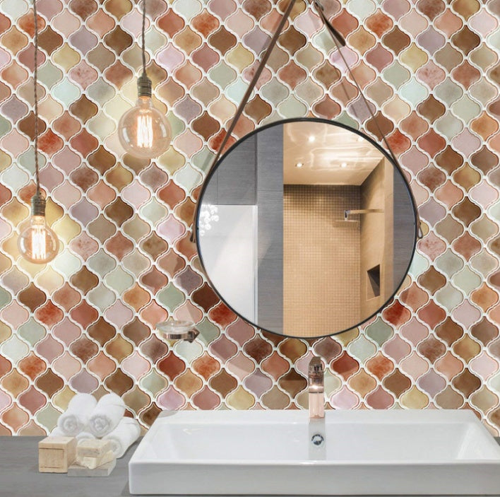 3D TV background kitchen bathroom wall sticker