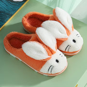 Children's  Parent-child Family Indoor Home Wooden Floor Slippers