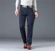 Middle-aged Slim Straight-leg Business Casual Pants