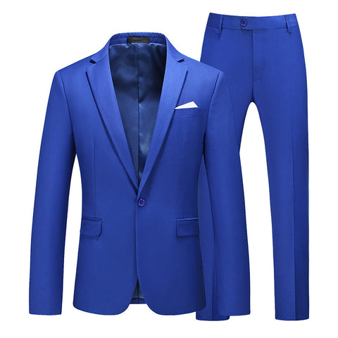 Multi-Color Two-piece Suit Men&