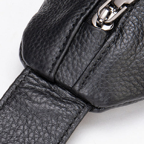 Cowhide One-shoulder Messenger Bag