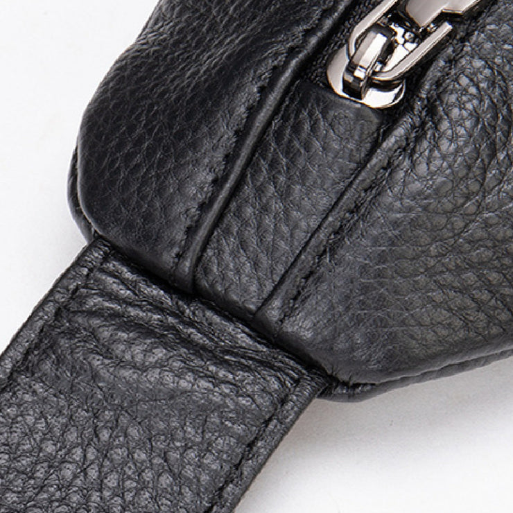 Cowhide One-shoulder Messenger Bag