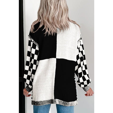 Long Sleeve All-matching Long Thigh-length Knitwear