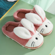 Children's  Parent-child Family Indoor Home Wooden Floor Slippers