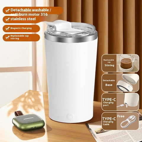Removable Magnetic Automatic Electric Stirring Cup Coffee Cup
