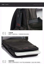 Men's Black Business Computer Bag Backpack
