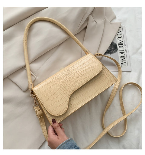 Casual alligator print Korean small bag