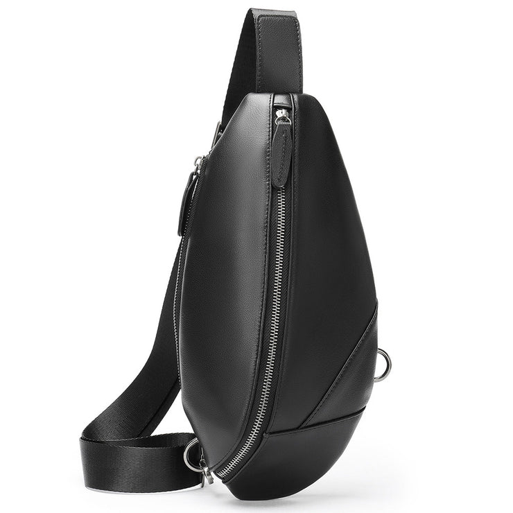 Cowhide One-shoulder Messenger Bag