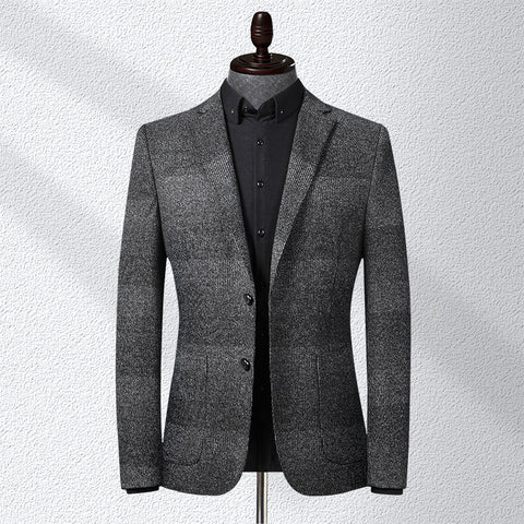 Stretch plaid men&