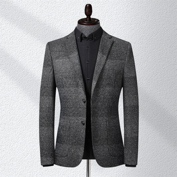Stretch plaid men&