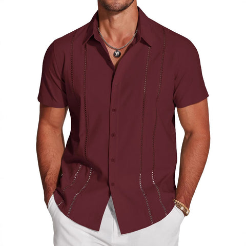 Trendy Wild Hawaii Holiday Lapel Men&