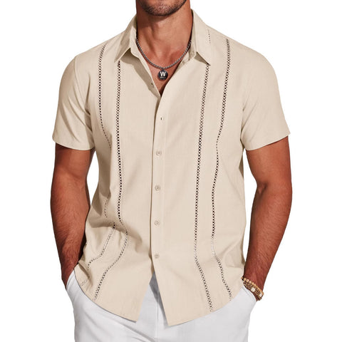 Trendy Wild Hawaii Holiday Lapel Men&