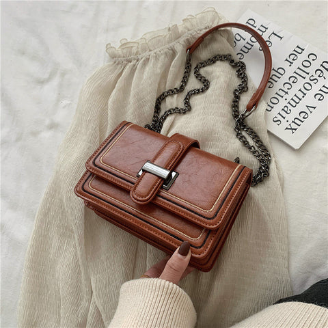Fashion All-match Chain One-shoulder Messenger Small Square Bag