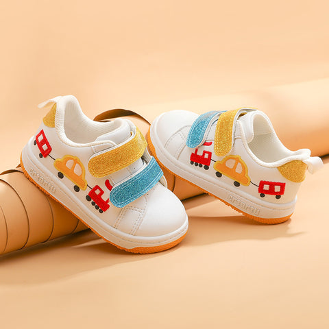 Boys toddler shoes new baby white shoes