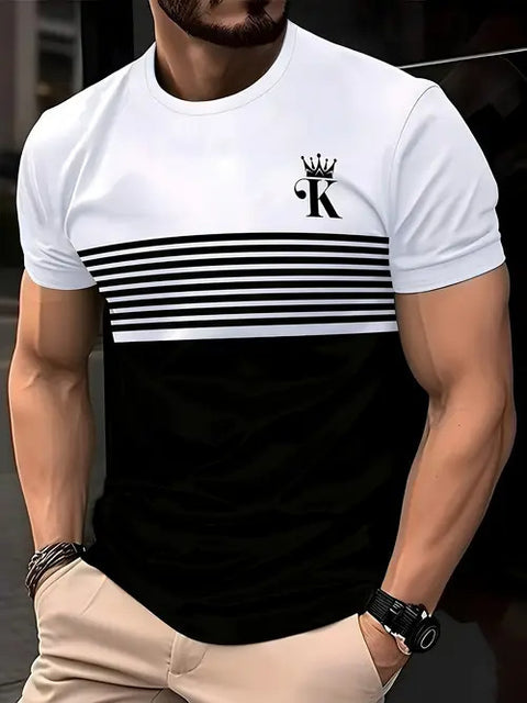 New Fashion Casual High Quality Contrast Color Men&
