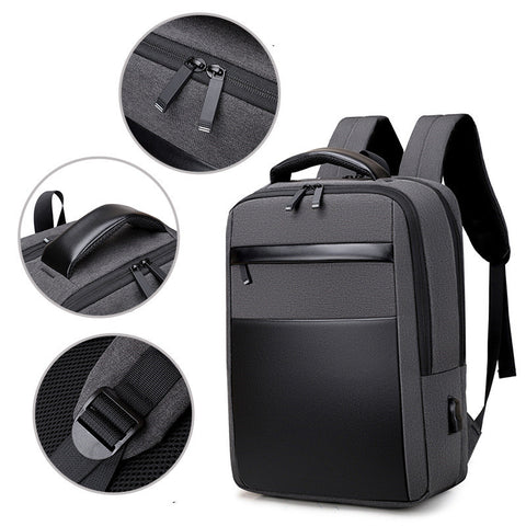 Oxford Cloth Fashion USB Rechargeable Backpack