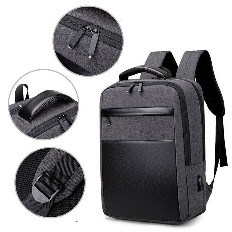 Oxford Cloth Fashion USB Rechargeable Backpack
