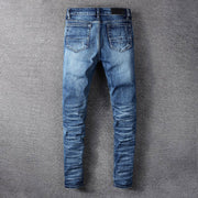 Hole & Patch Patch Scrape Popular Jeans For Men