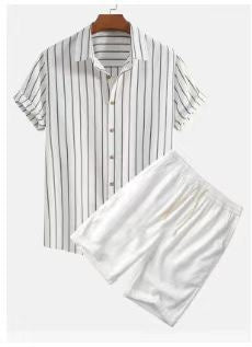 Beach Style Short Sleeve Shirt Men&