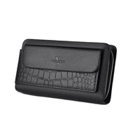 Retro Multiple Card Slots Double Zip Wallet Men