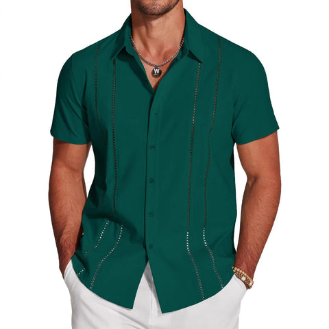 Trendy Wild Hawaii Holiday Lapel Men&