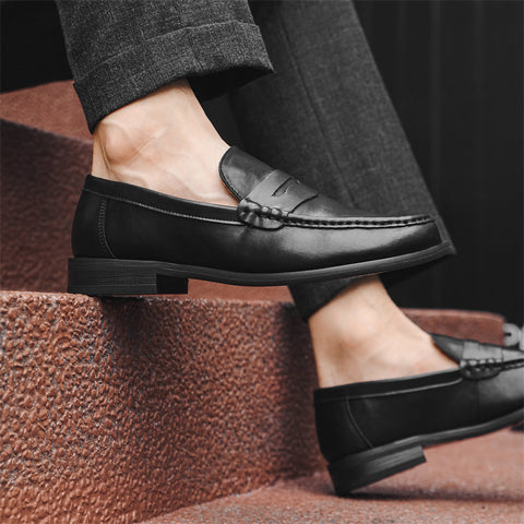 Casual Leather Shoes Men&